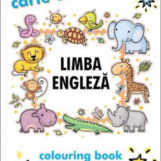 Limba engleză. Carte de colorat. Colouring book