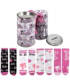 Șosete pentru Copii 4 Perechi &icirc;n Borcan 27-38 Barbie