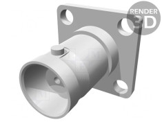 Conector BNC Mamă PTFE 50&Omega;