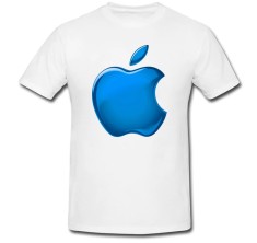Tricou &amp;quot; Apple blue &amp;quot; foto