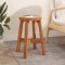 vidaXL Taburet, maro, 38x38x45 cm, lemn masiv de acacia 153331