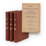 Gheorghe Șincai, (Chronica) Hronica rom&acirc;nilor și a mai multor neamuri, 1886, 3 volume