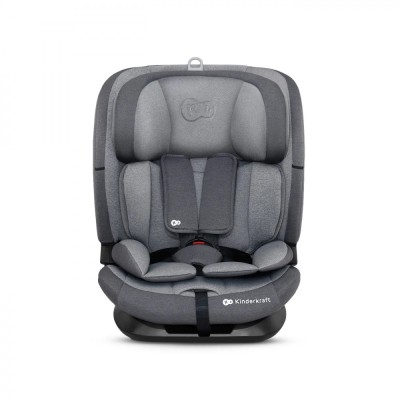 Scaun Auto I-size, 76-150 Cm, Kinderkraft Oneto 3, Isofix, Cool Grey foto