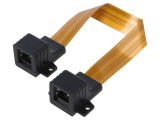 Prelungitor RJ45 portocalie 0,23m - cablu de rețea