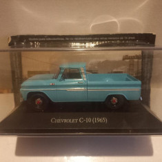 Macheta Chevrolet C-10 - 1965 1:43 Deagostini Mexic