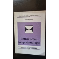 Introducere in Epistemologie - Acsinte Dobre