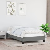 VidaXL Cadru de pat fără saltea, gri &icirc;nchis, 90x200 cm, textil 346689