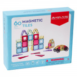 Set de constructie magnetic 3D - 60 piese, MAGPLAYER