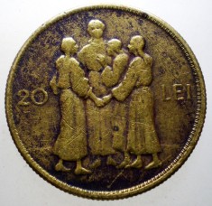 R.074 ROMANIA MIHAI I 20 LEI 1930 H HORA foto