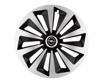Set 4 capace roti Fox Gri-Negru R16 pentru gama auto Opel foto