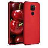 Husa pentru Xiaomi Redmi Note 9, Silicon, Rosu, 52438.36, Carcasa