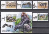 Angola 2018 - Faună - Specii pe cale de dispariție, Serie cu Tapsuri + Colita, MNH