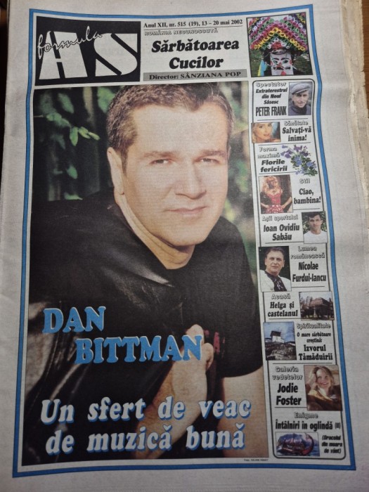 ziarul formula as 13 - 20 mai 2002 - dan bitman , nicolae furdui iancu,trupa activ, ioan ovidiu sabau