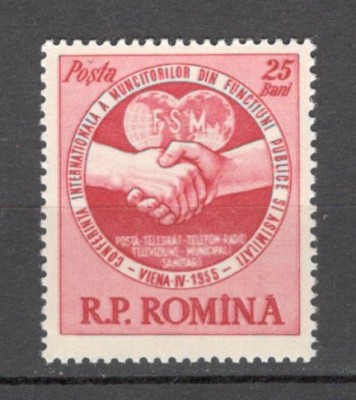 Romania.1955 Conferinta internationala a functionarilor Viena XR.303 foto