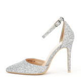Pantofi eleganti argintii BDG7622 01, 36 - 41, Argintiu