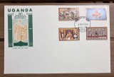 Uganda 1979 &ndash; FDC (First Day Cover) &ndash; 25 de ani de la &Icirc;ncoronarea Reginei Elisabeta a II-a