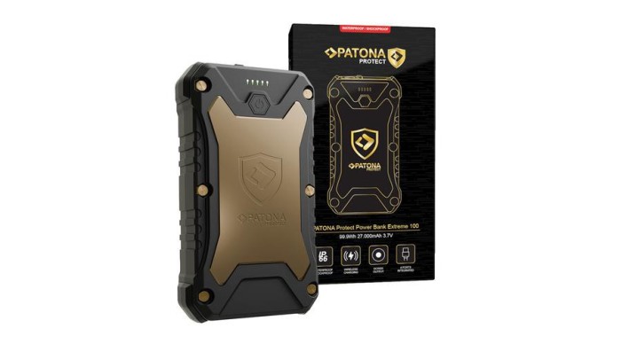PATONA PROTECT Powerbank Extreme 100 PD65W 27.000mAh &Icirc;ncărcare wireless