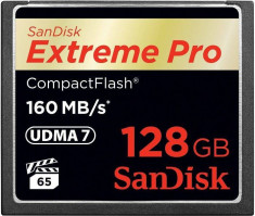 Card de memorie Sandisk Compact Flash Extreme Pro 128GB foto