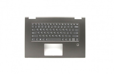 Carcasa superioara cu tastatura palmrest Laptop, Lenovo, Yoga 730-15IKB, 730-15IWL, 5CB0T04961, cu iluminare, layout US foto