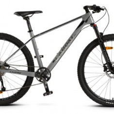 Bicicleta Mountain Bike CARPAT PRO CARBON C275C, Roti 27.5inch, Schimbator spate A7 L-TW00 10 viteze, Frane Hidraulice Disc, Cadru Carbon (Gri/Negru)