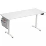 Birou electric reglabil pe inaltime SONGMICS 160x70 cm, alb