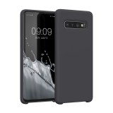 Husa pentru Samsung Galaxy S10, Silicon, Negru, 47732.47, kwmobile, Carcasa