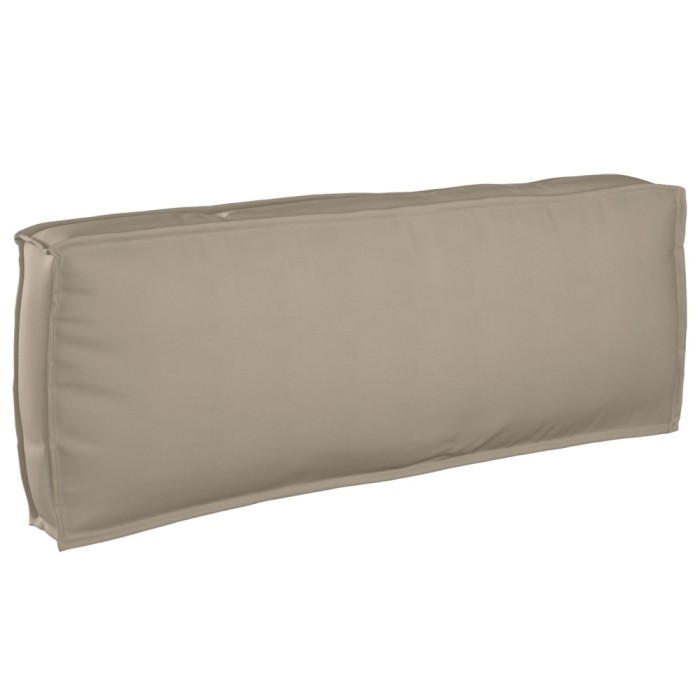 Pernă pentru spătar din paleți Gri taupe 120 x 40 x 12 cm