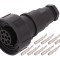 Conector circular mamă 9 pini IP68