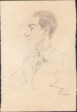 A1636 Schiță de Dimitrie &bdquo;Puiu&rdquo; Eitel, 1937, semnată