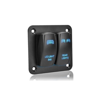 Panou 2 intrerupatoare buton tip Rocket Cod: SPA02-1 Automotive TrustedCars foto