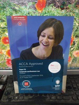 Corporate and Business Law, Practice &amp;amp; Revision Kit, ACCA approved, Paper F4 117 foto