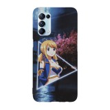 Husa compatibila cu Oppo A54 5G, Viceversa, model Lucy Heartfilia Fairy Tail, Silicon, TPU, Transparent, Carcasa
