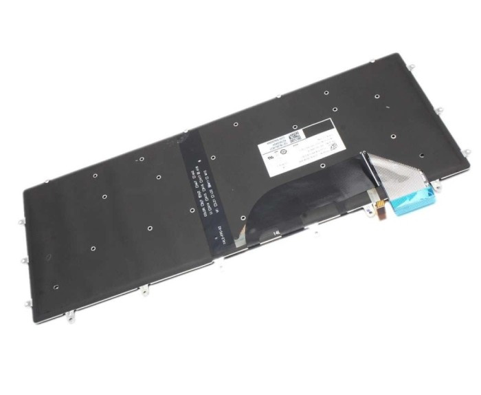 Tastatura Dell PK131BG1A11 iluminata layout UK fara rama enter mare, Precision 5510 iluminata layout UK fara