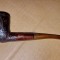 7186-Pipa Bruyere H lemn sidef stare F.B. inaltime 8 cm, lungime 13 cm.