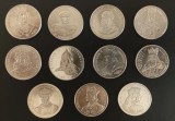 Lot 50 100 500 Zloti Polonia 1979 1989 Seria Regii Poloniei
