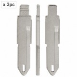 Set 3 lame cheie auto 53# NE72 pentru Peugeot, Citroen si Renault