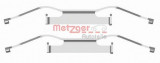 Set accesorii, placute frana VW TRANSPORTER V caroserie (7HA, 7HH, 7EA, 7EH) (2003 - 2016) METZGER 109-1680