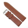 Curea de ceas Maro-deschis din piele naturala - 22mm - WZ3571, Time Veranda