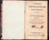 844SPN A dogmatica theologi&aacute;nak els&ouml; von&aacute;sai 1827