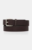 HUGO curea de piele barbati, culoarea maro, 50529890