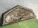 Tava din fonta pentru jar in stil Art Nouveau folosita la Teracota , Cuptor , Semineu prima parte a sec XX !