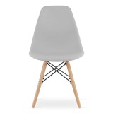 Masa de toaleta/machiaj + Scaun stil scandinav, gri, cu oglinda si LED-uri, 94x43x141 cm GartenVIP DiyLine, Artool