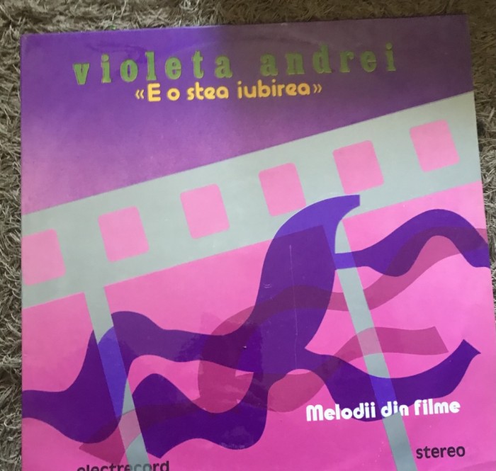 Vinil 2 Vinyl Electrecord Violeta Andrei