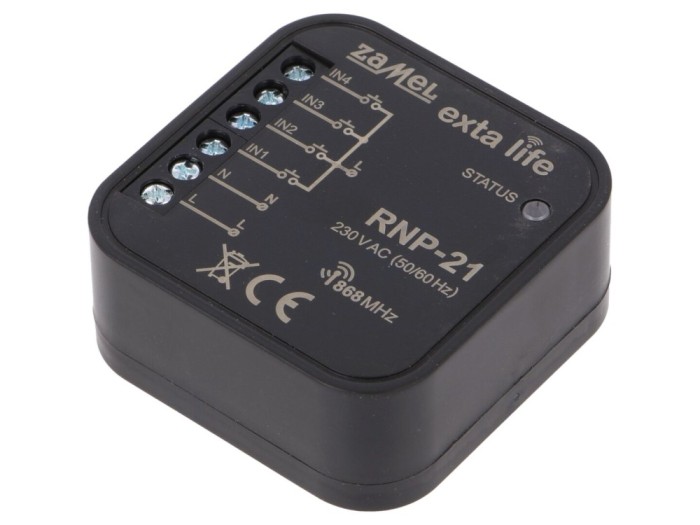 Emițător wireless 230VAC IP20