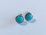 Cercei din argint cu turcoaz #BB29