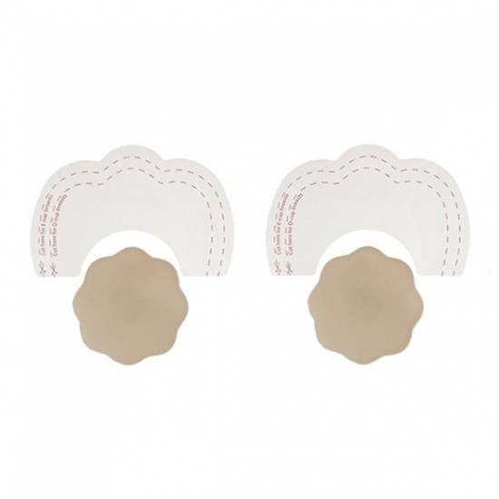 BYE-BRA - BREASTS ENHANCER + NIPPLE COVERS SYLICON CUP A/C