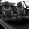 Set Huse auto compatibile Dacia Logan III (2021-2025) material textil+piele ecologica