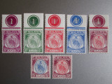 MALAYA NEGRI SEMBILIAN 1949 SERIE NESTAMPILATA=117, Nestampilat