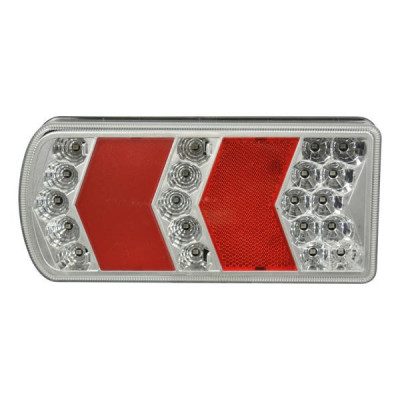 Lampa spate stop LED Carpoint 95 x 220 x 45 mm , 12V, 7 functii, Stanga foto