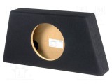Carcasă difuzor MDF neagră BASSER 250mm 15l Frezare 272mm